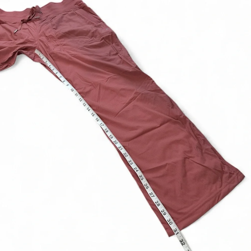 Lululemon Dance Studio Full Length Pants Size 14 Pink Brier Rose Rare - Picture 7 of 8